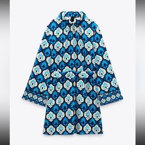 Zara | Belted Printed Dress Size L